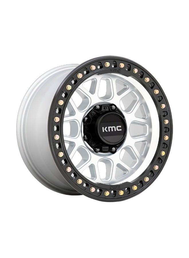 كي ام سي كم 549 GRS 17×8.5 8×165.1 ET00 CB125.1 مشغول / حافة سوداء ساتان - Image 1